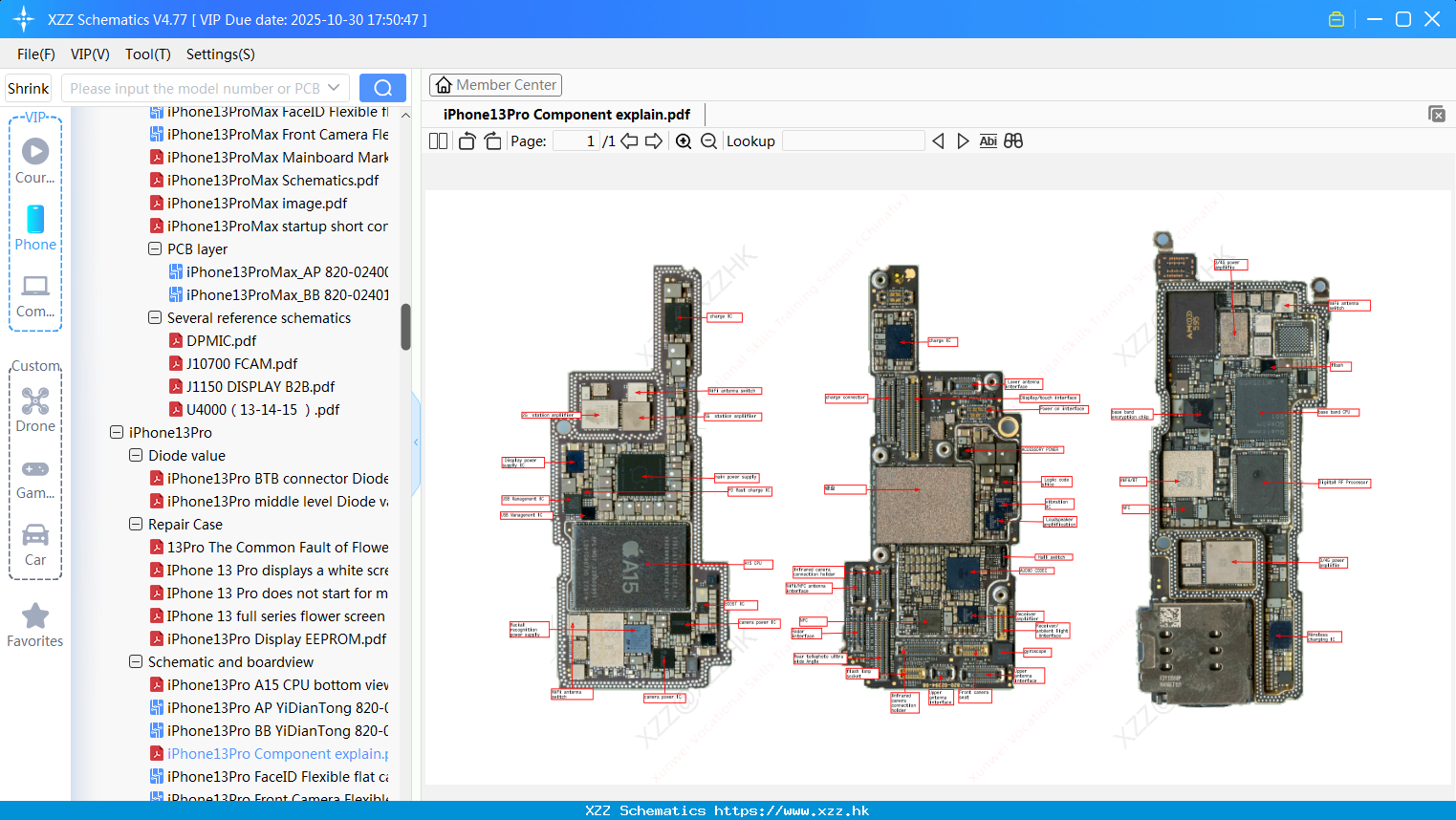 IPhone13Pro Component Explain